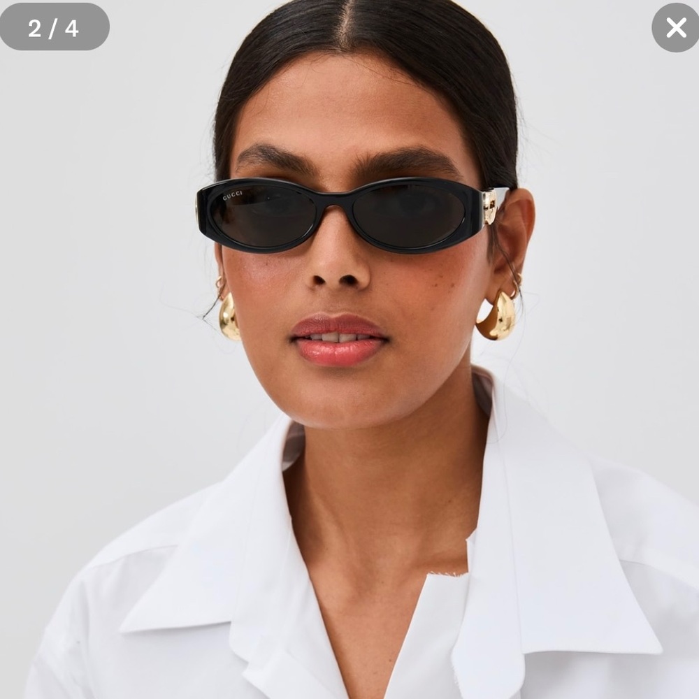 Great price - Brand new Gucci Hailey Oval Sunglasses in Tortoise 100% authentic